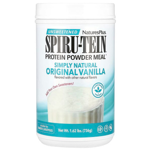 <img alt="NaturesPlus, Spiru-Tein, Protein Powder Meal, Unsweetened, Vanilla, 1.62 lbs (736 g)" title="NaturesPlus, Spiru-Tein, Protein Powder Meal, Unsweetened, Vanilla, 1.62 lbs (736 g),097467458840"