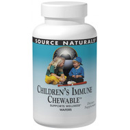 Source Naturals, Wellness Childrens Immune Chewable, Berry Flavor, 120 Wafers