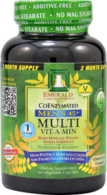 Emerald Laboratories, Coenzymated Mens 45+ 1-Daily Multi, 60 Vegetable Caps