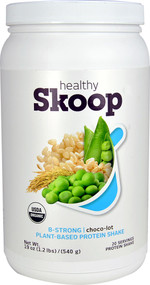 Healthy Skoop, B-Strong, Plant-Based Protein Shake, Chocolate, 19 oz (540 g)