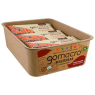 Go Macro Organic Macrobar Sustained Energy Protein Paradise Cashew Caramel -- 12 Bars