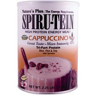 Natures Plus, Spiru-Tein, High Protein Energy Meal, Cappuccino, 2.25 lbs (1024 g)