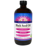 Heritage Store, Black Seed Oil, 16 fl oz (480 ml)