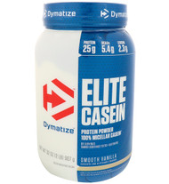 Dymatize Elite Casein Smooth Vanilla -- 2 lbs
