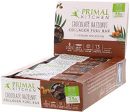 Primal Kitchen Collagen Fuel Bar Gluten Free Chocolate Hazelnut -- 12 Bars