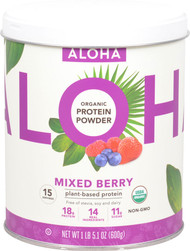 Aloha Organic Protein Powder Mixed Berry - 15 Servings