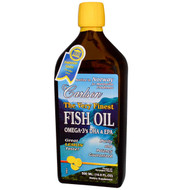 Carlson Labs, Norwegian, The Very Finest Fish Oil, Natural Lemon Flavor, 1,600 mg, 16.9 fl oz (500 ml)