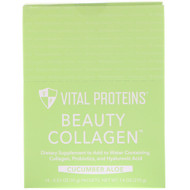 Vital Proteins, Beauty Collagen, Cucumber Aloe, 14 Packets, 0.53 oz (15 g) Each