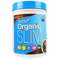 Orgain, Organic Slim Plant Based Protein Powder, Chocolate, 1.02 lbs (462 g)