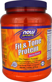 Now Foods, Sports, Fit & Tone Protein, Berry Flavor, 1.8 lbs (816 g)