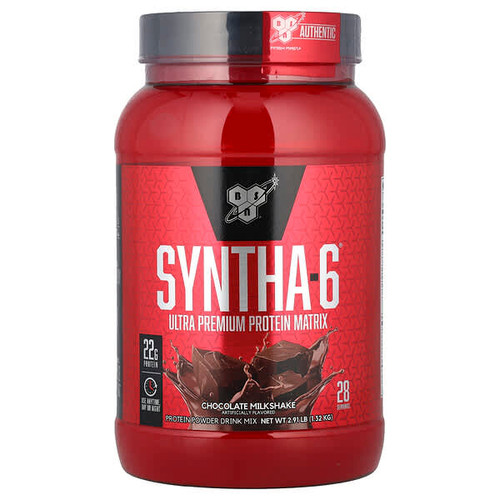 <img alt="BSN, Syntha-6, Ultra Premium Protein Matrix, Chocolate Milkshake, 2.91 lb (1.32 kg)" title="BSN, Syntha-6, Ultra Premium Protein Matrix, Chocolate Milkshake, 2.91 lb (1.32 kg),834266006205"