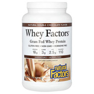 <img alt="Natural Factors, Whey Factors, Grass Fed Whey Protein, Natural Double Chocolate, 2 lb (907 g)" title="Natural Factors, Whey Factors, Grass Fed Whey Protein, Natural Double Chocolate, 2 lb (907 g),068958029344"