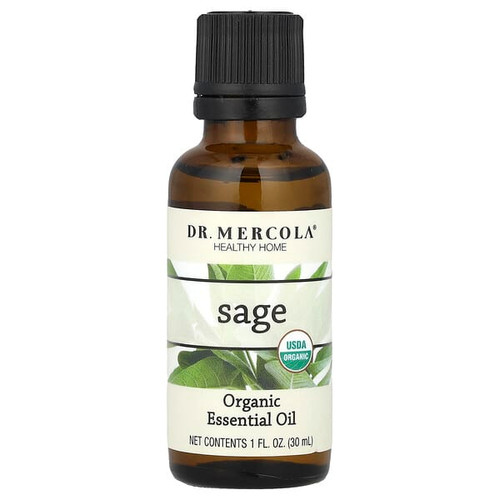 <img alt="Dr. Mercola, Organic Essential Oil, Sage, 1 oz (30 ml)" title="Dr. Mercola, Organic Essential Oil, Sage, 1 oz (30 ml),813006018036"
