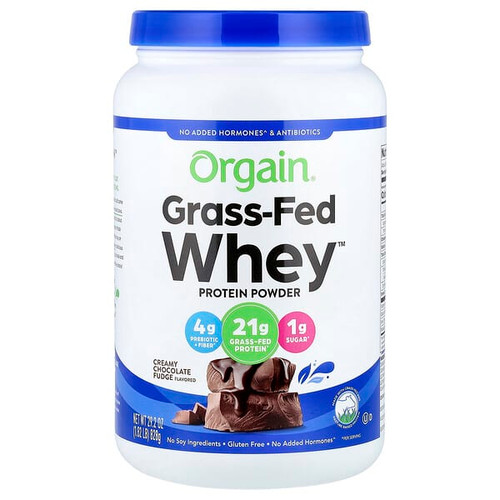 <img alt="Orgain, Grass-Fed Whey Protein Powder, Creamy Chocolate Fudge, 1.82 lb (828 g)" title="Orgain, Grass-Fed Whey Protein Powder, Creamy Chocolate Fudge, 1.82 lb (828 g),851770006156"