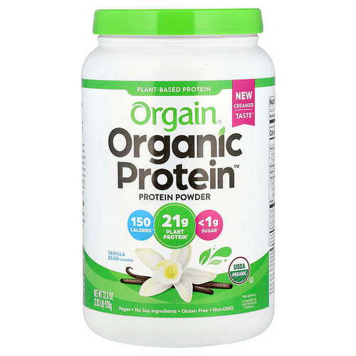 <img alt="Orgain, Organic Protein Powder, Plant Based, Vanilla Bean, 2.03 lb (920 g)" title="Orgain, Organic Protein Powder, Plant Based, Vanilla Bean, 2.03 lb (920 g),851770003254"