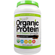 Orgain, Organic Protein Powder, Plant Based, Creamy Chocolate Fudge, 2.03 lbs (920 g)