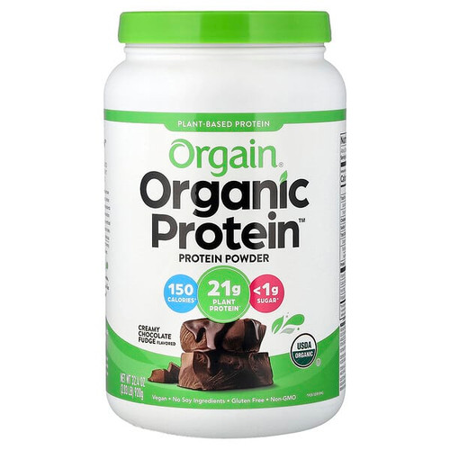 <img alt="Orgain, Organic Protein Powder, Creamy Chocolate Fudge, 2.03 lb (920 g)" title="Orgain, Organic Protein Powder, Creamy Chocolate Fudge, 2.03 lb (920 g),851770003179"