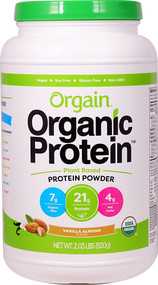 Orgain Organic Protein Plant Based Powder Vanilla Almond - 2.03 lbs