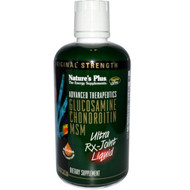 Natures Plus Glucosamine Chondroitin MSM Ultra Rx-Joint Liquid Honey Lemon -- 30 fl oz