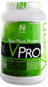 NutraKey VPRO Raw Plant Protein Mochaccino -- 2 lbs