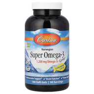 <img alt="Carlson, Norwegian Super Omega-3 Gems, 180 Soft Gels" title="Carlson, Norwegian Super Omega-3 Gems, 180 Soft Gels,088395153204"