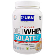 USN, Cutting Edge Series, Diet Whey Isolate, Low Carb, Vanilla, 1.54 lbs (700 g)