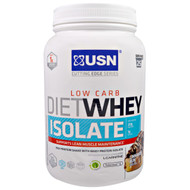 USN, Cutting Edge Series, Diet Whey Isolate, Low Carb, Cinnamon Bun, 1.54 lbs (700 g)