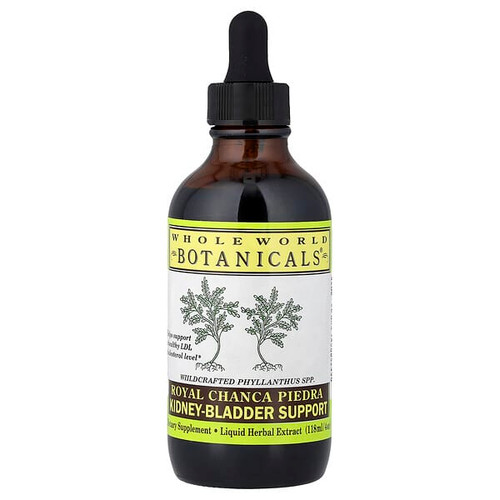 <img alt="Whole World Botanicals, Royal Chanca Piedra Kidney-Bladder Support, 4 oz (118 ml)" title="Whole World Botanicals, Royal Chanca Piedra Kidney-Bladder Support, 4 oz (118 ml),691195003817"