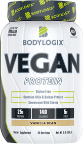 Bodylogix Vegan Protein Vanilla Bean - 2 lbs
