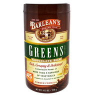 Barleans, Greens, Powder Formula, Chocolate Silk, 9.52 oz (270 g)