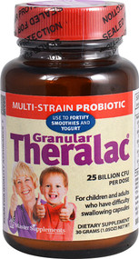 Master Supplements Childrens Theralac Mult-Strain Probiotic -- 25 billion CFU - 30 g