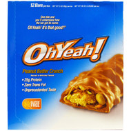 Oh Yeah!, Peanut Butter Crunch, 12 Bars, 3 oz (85 g) Per Bar