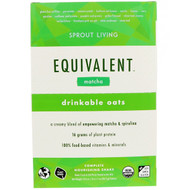 Sprout Living, Equivalent, Drinkable Oats, Matcha, 8 Packets, 1.7 oz (48.5 g) Each (Discontinued Item)