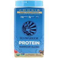 Sunwarrior Warrior Blend Plant-Based Organic Protein Mocha -- 1.65 lbs