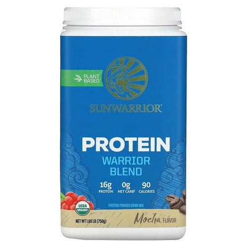 <img alt="Sunwarrior, Warrior Blend, Protein, Mocha, 1.65 lb (750 g)" title="Sunwarrior, Warrior Blend, Protein, Mocha, 1.65 lb (750 g),814784024271"