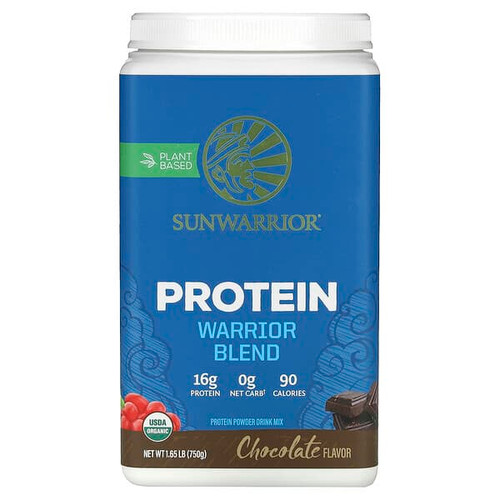 <img alt="Sunwarrior, Warrior Blend, Protein, Chocolate, 1.65 lb (750 g)" title="Sunwarrior, Warrior Blend, Protein, Chocolate, 1.65 lb (750 g),814784024257"
