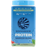 Sunwarrior Warrior Blend Organic Plant-Based Protein Natural -- 1.65 lbs