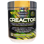 Muscletech, Creactor, Creatine Formula, Lemon-Lime Twist, 7.76 oz (220 g)