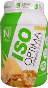 NutraKey ISO Optima White Chocolate Macadamia -- 1.8 lbs