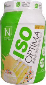 NutraKey ISO Optima Vanilla Cake Batter -- 1.8 lbs