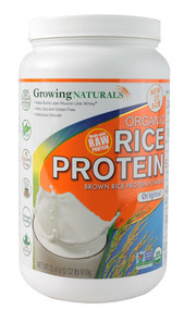 Growing Naturals, Organic Rice Protein, Original, 32.4 oz (918 g)