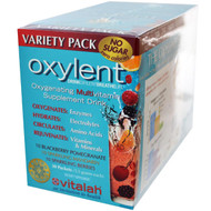 Vitalah, Oxylent, Oxygenating Daily Multivitamin Drink, Variety Pack, 30 Packets, (5.5 g) Each