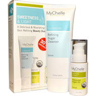 MyChelle Dermaceuticals, Organic, Sweetness & Light Kit, Refining Sugar Cleanser, Advanced Argan Oil, 2 Products, 3.5 fl oz (104 ml), 1.0 fl oz (30 ml)