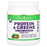 <img alt="Paradise Herbs, Protein & Greens, Vanilla, 16 oz (454 g)" title="Paradise Herbs, Protein & Greens, Vanilla, 16 oz (454 g),601944778521"