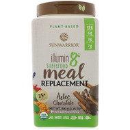 Sunwarrior, Illumin8, Plant-Based Organic Superfood Meal Replacement, Aztec Chocolate, 1.76 lb (800 g)