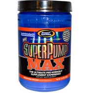 Gaspari Nutrition, SuperPump Max, The Ultimate Pre-Workout Supplement, Refreshing Orange, 1.41 lbs (640 g)