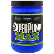 Gaspari Nutrition, SuperPump Max, Sour Apple Candy, 1.41 lbs (640 g)