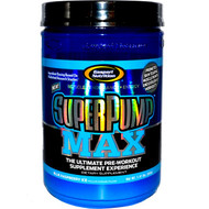 Gaspari Nutrition, SuperPump Max, Blue Raspberry Ice, 1.41 lbs (640 g)