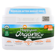 Happy Family Organics, Organics Happy Baby, Infant Formula With Iron, Stage 1, Birth to 12 Months, 21 oz (595 g)