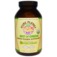 Pure Planet, Best of Greens, Tasty Green Apple, 158 g